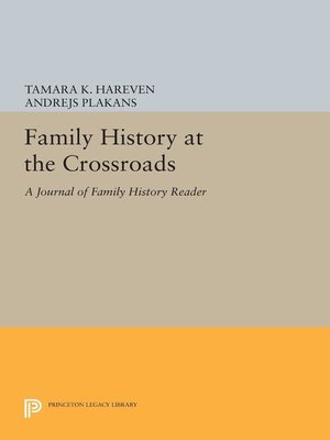 cover image of Family History at the Crossroads